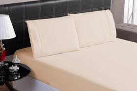 Lençol super king 3 peças -percal 200 fios 100% algodão (colchão com 40 cm de altura)