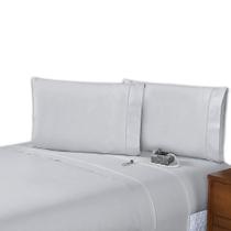 Lençol Super King 400 Fios 4 Peças 100% algodao