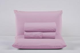 Lençol Super King Algodão 200 Fios 4 Peças Virol Cama Box Liso Toque Macio Hotel