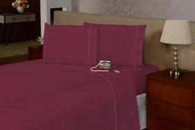 Lençol Super King de Cima c/ Ponto Palito Percal Flex 400 Fios Macio