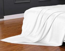 Lençol Superior Avulso Casal King Cetim Seda Alto Brilho