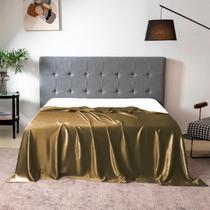Lençol Superior Avulso Solteiro Cetim Seda Cobre