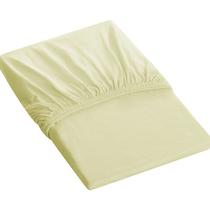 Lençol Tecebem Queen Malha C/ Elástico Liso 158mx198mx40cm Baunilha