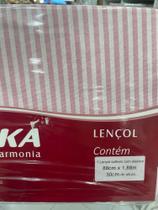 Lençol teka, Solteiro com elástico 100% algodão, 30 cm de altura