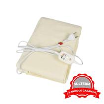 Lençol térmico elétrico solteiro 110v 220v 02 temperaturas Sulterm certificado INMETRO unico garantia 3 anos