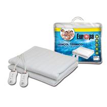 Lençol Térmico Queen Size 148x158cm Elétrico Conforto Luxo Soft Lavável 110V - Europa Lençol Térmico Queen Size 148x158cm Elétrico Conforto Luxo Soft Lavável 110V - Europa