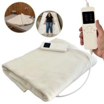 Lençol Térmico Solteiro Com Controle Ajuste de Temperatura 150x80cm Importway