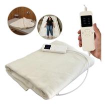 Lençol Térmico Solteiro Importway Com Controle Removível 220v