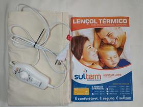 Lençol Térmico Solteiro King 220 v 100X200 cmLuxo 10 Temp. 3anos garantia Potenciômetro Giratório