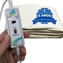 Lençol Térmico Solteiro Tradicional Premium Com Controle 2 Temperaturas 3 Anos de Garantia