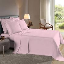 Lençol Viúvo 2 Pçs Fronha c/ Abas Percal 200 Fios 100% algodão