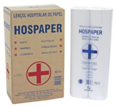 LENÇOLDE PAPEL PARA MACA HOSPAPER 50cmX50m KIT 2 UNIDADES