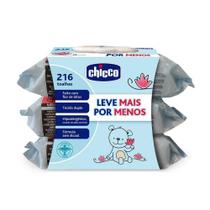 Lenços Bebês Hidratantes - Flor de Lótus - 3und 72 lenços - Chicco