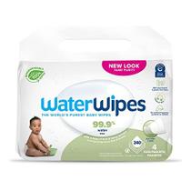 Lenços Biodegradáveis para Bebês, Hipoalergênicos & Sem Perfume, 240un - WaterWipes