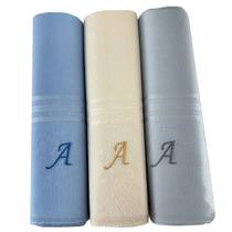 Lenços Com Letras Presidente De Bolso 41cm 100 Algodão 3 Unidades