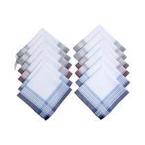 Lenços De Algodão Puro Para Homens, Pacote Com 12, Macios E Confortáveis, Lembranças Para Casamento, Lenços De Algodão Puro Para Homens, Pacote Com 12, Macios E Confortáveis, Lembranças Para Casamento,