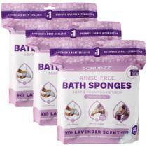 Lenços de Banho Descartáveis Scrubzz com Aroma de Lavanda - Pacote com 75 Unidades Lenços de Banho Descartáveis Scrubzz com Aroma de Lavanda - Pacote com 75 Unidades