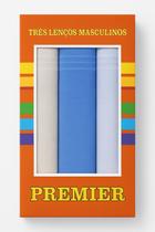 Lenços De Bolso Masculino c/3 Premier 35X35 diversas cores 5060 Lenços De Bolso Masculino c/3 Premier 35X35 diversas cores 5060