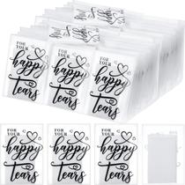 Lenços de casamento Lincia 120 pacotes de 3 camadas Happy Tears para convidados Lenços de casamento Lincia 120 pacotes de 3 camadas Happy Tears para convidados