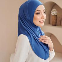 Lenços De Hijab Esportivos Elásticos Para Mulheres Muçulmanas, Prontos Para Usar, Toucas E Lenços De