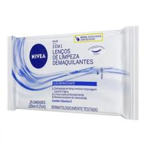 Lenços de Limpeza Demaquilantes 3 em 1 Ação Refrescante 25un - Nivea