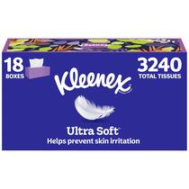 Lenços de Papel Kleenex Ultra Soft 18 Caixas 3240 Lenços Lenços de Papel Kleenex Ultra Soft 18 Caixas 3240 Lenços