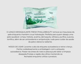 Lenços Demaquilante Fresh Antioxidante - Phallebeauty