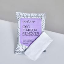 Lenços Demaquilantes C/ Q10 e Vitamina e - Q10 Makeup Remover 20un - OCÉANE