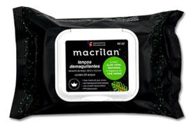 Lenços Demaquilantes Macrilan RE-02 Limpeza Fácil Pele e Rosto Aloe Vera 25Un