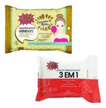 Lenços Demaquilantes Superpoderes Kit C/2 Cheiromelão/3 Em 1