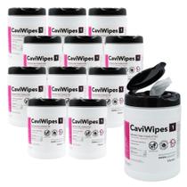 Lenços desinfetantes para superfícies Metrex CaviWipes1 12x160 un.