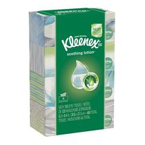 Lenços faciais Kleenex com loção, 120 folhas, pacote com 4