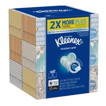 Lenços Faciais Kleenex Trusted Care Pacote com 6 unidades de 160 lenços