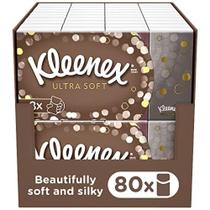 Lenços faciais Kleenex Ultra Soft Handy, pacotes de bolso x80 Lenços faciais Kleenex Ultra Soft Handy, pacotes de bolso x80