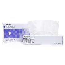 Lenços faciais McKesson 100 unidades, 2 camadas, 21x20 cm