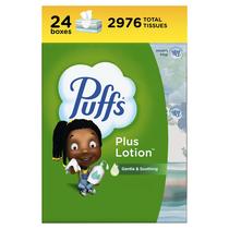 Lenços faciais Puffs Plus Lotion 24 Family Boxes 124 lenços Lenços faciais Puffs Plus Lotion 24 Family Boxes 124 lenços