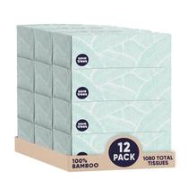 Lenços faciais SAVE TREES Bamboo, 3 camadas, 90 folhas - 12 caixas