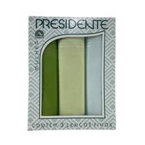 Lenços Femininos Presidente De Bolso 30cm 100 Algodão Kit 3 Unidades