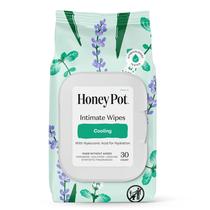 Lenços Femininos The Honey Pot Refrescantes com Ervas 30 unidades Lenços Femininos The Honey Pot Refrescantes com Ervas 30 unidades