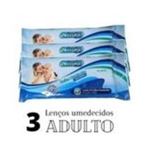 Lenços Kit 3 Toalhas Umedecidas para Adulto 40 unidades - Nature Lenços Kit 3 Toalhas Umedecidas para Adulto 40 unidades - Nature
