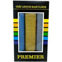 Lenços Masculinos De Bolso 39cm 100% Algodão Diversas Cores