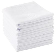 Lenços masculinos Scotamalone 100% algodão macio 40x40 cm
