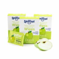Lenços para Dentes e Gengivas Spiffies Sabor Maçã 60 unidades - Sem Fluoreto Lenços para Dentes e Gengivas Spiffies Sabor Maçã 60 unidades - Sem Fluoreto