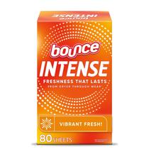 Lenços para Secadora Bounce Intense Vibrant Fresh 80 unidades Lenços para Secadora Bounce Intense Vibrant Fresh 80 unidades