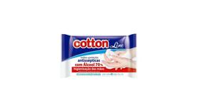 Lenços Toalhas Umedecidas Antissépticas Cotton - 48 Unidades Lenços Toalhas Umedecidas Antissépticas Cotton - 48 Unidades