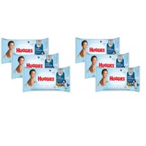 Lenços umed huggies tripla proteção 88un (kit 6 pcts)