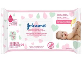 Lenços Umedecido Johnsons Baby - Proteção da Pele - 96 Unidades