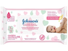 Lenços Umedecido Johnsons Baby - Proteção da Pele 96 Unidades