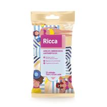 Lenços Umedecidos Antissépticos Ricca Fragrância Refrescante 10 Unidades