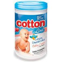 Lenços Umedecidos Baby Care Cotton Line Boy C/70 unidades
